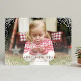 "Flurry" - Retired Holiday Cards in Crimson by AK Graphics - Front