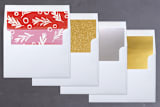 "Color Field" - Retired Holiday Cards in Stocking by Alethea and Ruth - Envelope Liners