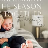 "cherishing the season" - Retired Holiday Cards in Snow by Rebecca Durflinger - Close-Up