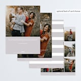 "merriest ever bold" - Retired Holiday Cards in Linen by Stacie Stankos - Back of Card