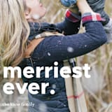 "merriest ever bold" - Retired Holiday Cards in Linen by Stacie Stankos - Close-Up