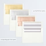 "merriest ever bold" - Retired Holiday Cards in Linen by Stacie Stankos - Envelope Liners