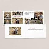 "Signature Collage" - Retired Holiday Cards in Cherry by Jessica Williams - Interior Options