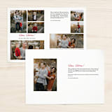 "Simple Sentiment" - Retired Holiday Cards in Cranberry by Jessica Williams - Interior Options