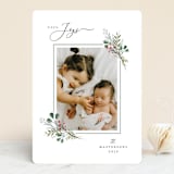 "LITTLE JOYS" - Retired Holiday Cards in Cardinal by Melanie Kosuge - Front