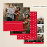 "LITTLE JOYS" - Retired Holiday Cards in Cardinal by Melanie Kosuge - Back of Card