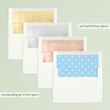 "He Nose" - Retired Holiday Cards in Celestial by Gina Grittner - Envelope Liners