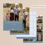 "Holiday Film Strip" - Retired Holiday Cards in Frost by Liz Conley - Back of Card