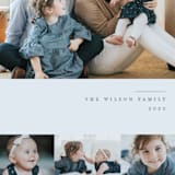 "Holiday Film Strip" - Retired Holiday Cards in Frost by Liz Conley - Close-Up