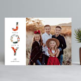 "Pure joy" - Retired Holiday Cards in Holly Berry by Palm Bridal - Front