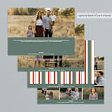 "Pure joy" - Retired Holiday Cards in Holly Berry by Palm Bridal - Back of Card