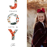 "Pure joy" - Retired Holiday Cards in Holly Berry by Palm Bridal - Close-Up