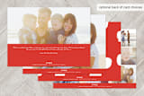 "Just Joyful!" - Retired Holiday Cards in Fire Engine Red by The Social Type - Back of Card