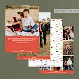 "Holiday Mingles" - Retired Holiday Cards in Festive by Yao Cheng Design - Back of Card