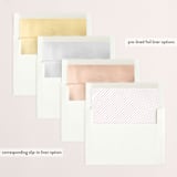"Bela Escrita" - Retired Holiday Cards in Berry by Ana Sharpe - Envelope Liners