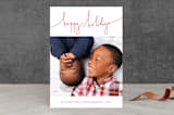 "Scripted Holidays" - Retired Holiday Cards in Peppermint by erica meade - Front