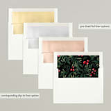"Genuine Love" - Retired Holiday Cards in Peppermint by Ana Sharpe - Envelope Liners