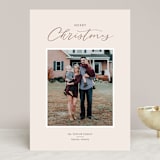 "Modern Merry Christmas" - Retired Holiday Cards in Winter Rose by Jula Paper Co. - Front