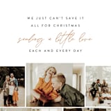 "A Little Love" - Retired Holiday Cards in Mustard by Itsy Belle Studio - Close-Up