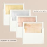 "A Little Love" - Retired Holiday Cards in Mustard by Itsy Belle Studio - Envelope Liners