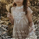 "Ethereal Overlay" - Retired Holiday Cards in Ash by Hannah Williams - Close-Up