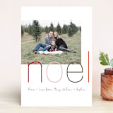 "Skinny Noel" - Retired Holiday Cards in Peppermint by Merian - Front