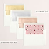 "Skinny Noel" - Retired Holiday Cards in Peppermint by Merian - Envelope Liners