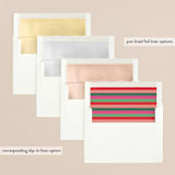 "Exclaim" - Retired Holiday Cards in Pine by Lauren Chism - Envelope Liners