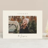 "the classic" - Retired Holiday Cards in Sand by Sara Hicks Malone - Front