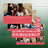 "Peppermint Cheer" - Retired Holiday Cards in Berry by Lagniappe Paper - Back of Card