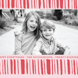 "Peppermint Cheer" - Retired Holiday Cards in Berry by Lagniappe Paper - Close-Up