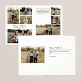 "Bold and Bright" - Retired Holiday Cards in Berry by Kelly Schmidt - Interior Options