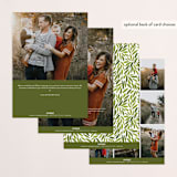 "High Five" - Retired Holiday Cards in Grass by Erin Deegan - Back of Card