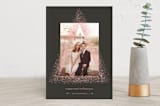 "Sparkling Christmas Tree" - Retired Holiday Cards in Flamingo by fatfatin - Front