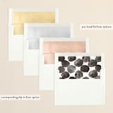"Balance" - Retired Holiday Cards in Charcoal by Carly Reed Walker - Envelope Liners