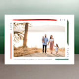 "holiday brushed" - Retired Holiday Cards in Apple by Bethany McDonald - Front