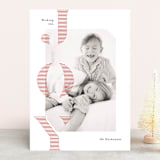 "Stripe" - Retired Holiday Cards in Peppermint by Julie Murray - Front