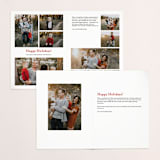 "Stripe" - Retired Holiday Cards in Peppermint by Julie Murray - Interior Options