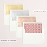 "Stripe" - Retired Holiday Cards in Peppermint by Julie Murray - Envelope Liners