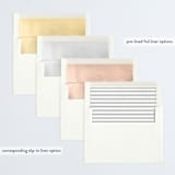"lettered" - Retired Holiday Cards in Winter by JoAnn Jinks - Envelope Liners