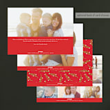 "Merrier Than Ever" - Retired Holiday Cards in Redwood by Michelle Poe - Back of Card