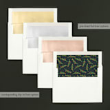"Merrier Than Ever" - Retired Holiday Cards in Redwood by Michelle Poe - Envelope Liners