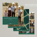 "Painted Holiday Plaid" - Retired Holiday Cards in Christmas Tree by Shannon Chen of Four Wet Feet Studio - Back of Card