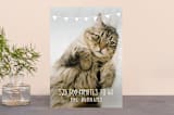 "Bunting Holiday" - Retired Holiday Cards in Snow by Leanne Friedberg - Front