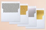 "Bunting Holiday" - Retired Holiday Cards in Snow by Leanne Friedberg - Envelope Liners