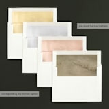 "A Sweet + Wonderful Life" - Retired Holiday Cards in Earth by Wildfield Paper Co - Envelope Liners