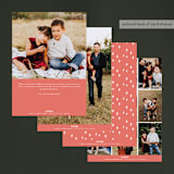 "Love and Cheer" - Retired Holiday Cards in Cherry by Julie Murray - Back of Card