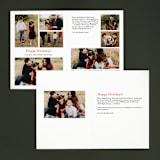 "Love and Cheer" - Retired Holiday Cards in Cherry by Julie Murray - Interior Options