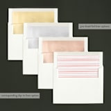 "Love and Cheer" - Retired Holiday Cards in Cherry by Julie Murray - Envelope Liners