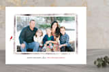 "Birch Frame" - Retired Holiday Cards in Red by Ellis - Front